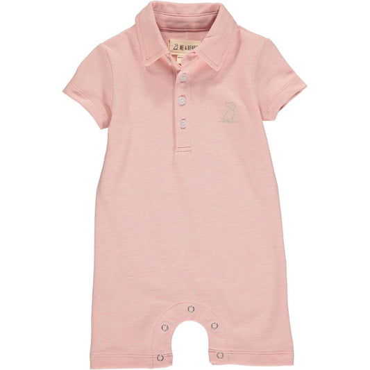 Drift Polio Romper Pink Pique