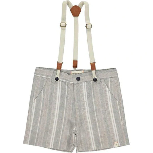 Captain Suspenders | Grey Herringbone