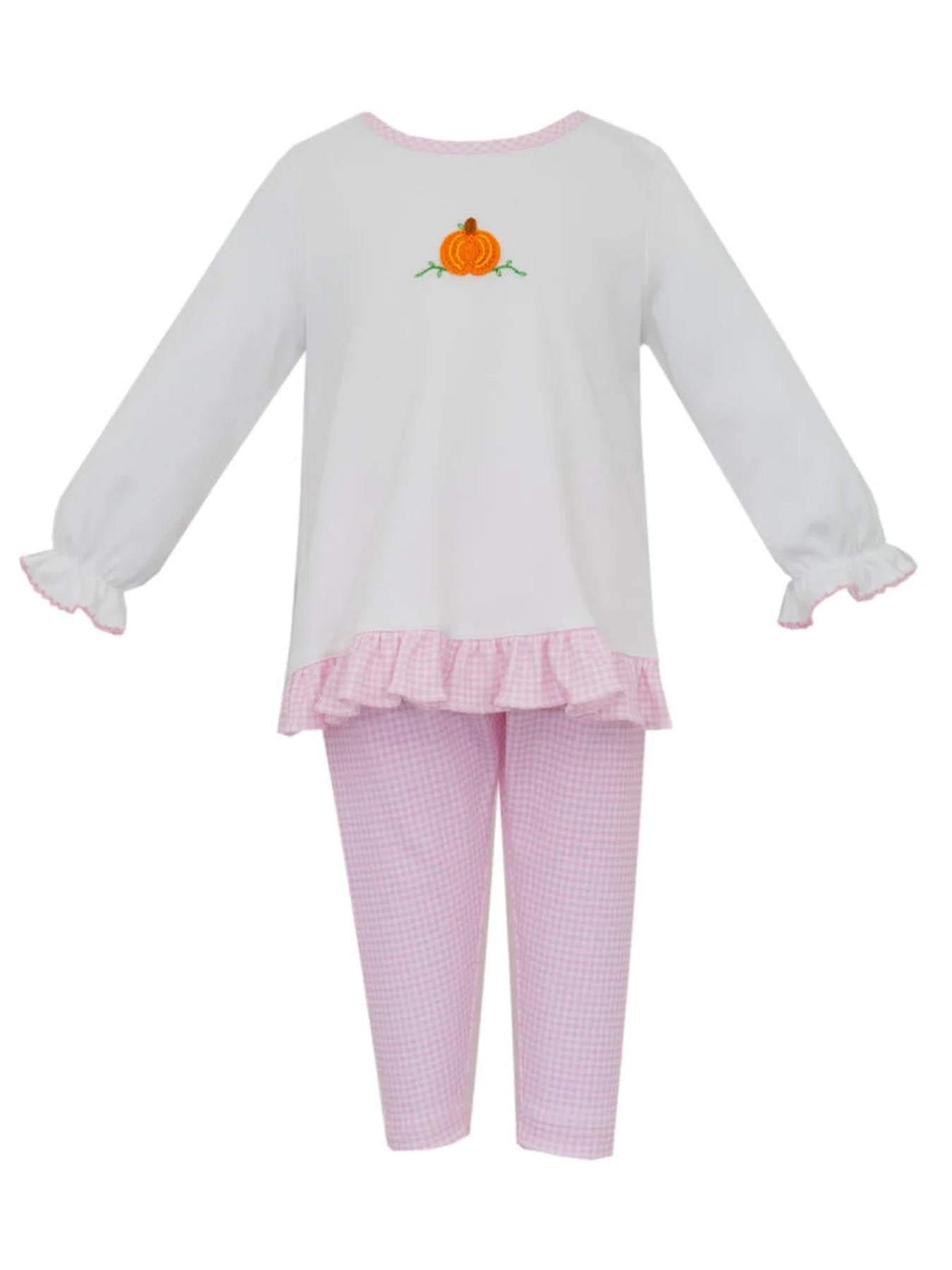 Pink Knit Gingham Tunic Set | Pumpkin