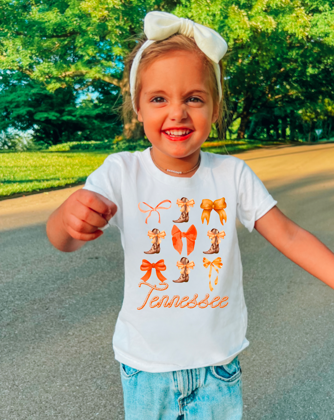Tennessee Coquette Graphic Tee Tennessee Vols