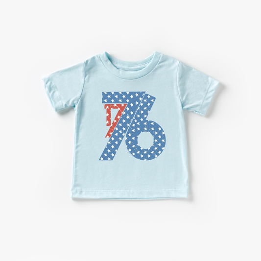 1776 Patriotic Shirt | Ice Blue