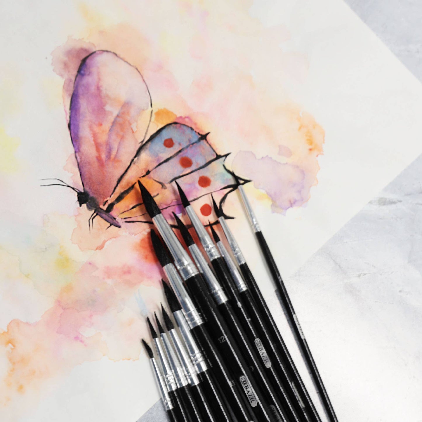 Paint Brush Round Natural Hair