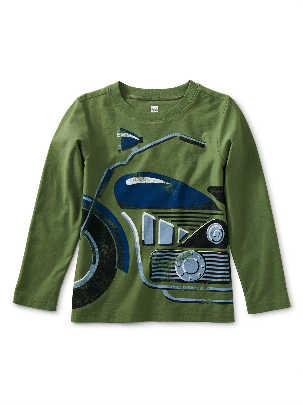 Motorcycle Long Sleeve Graphic Shirt