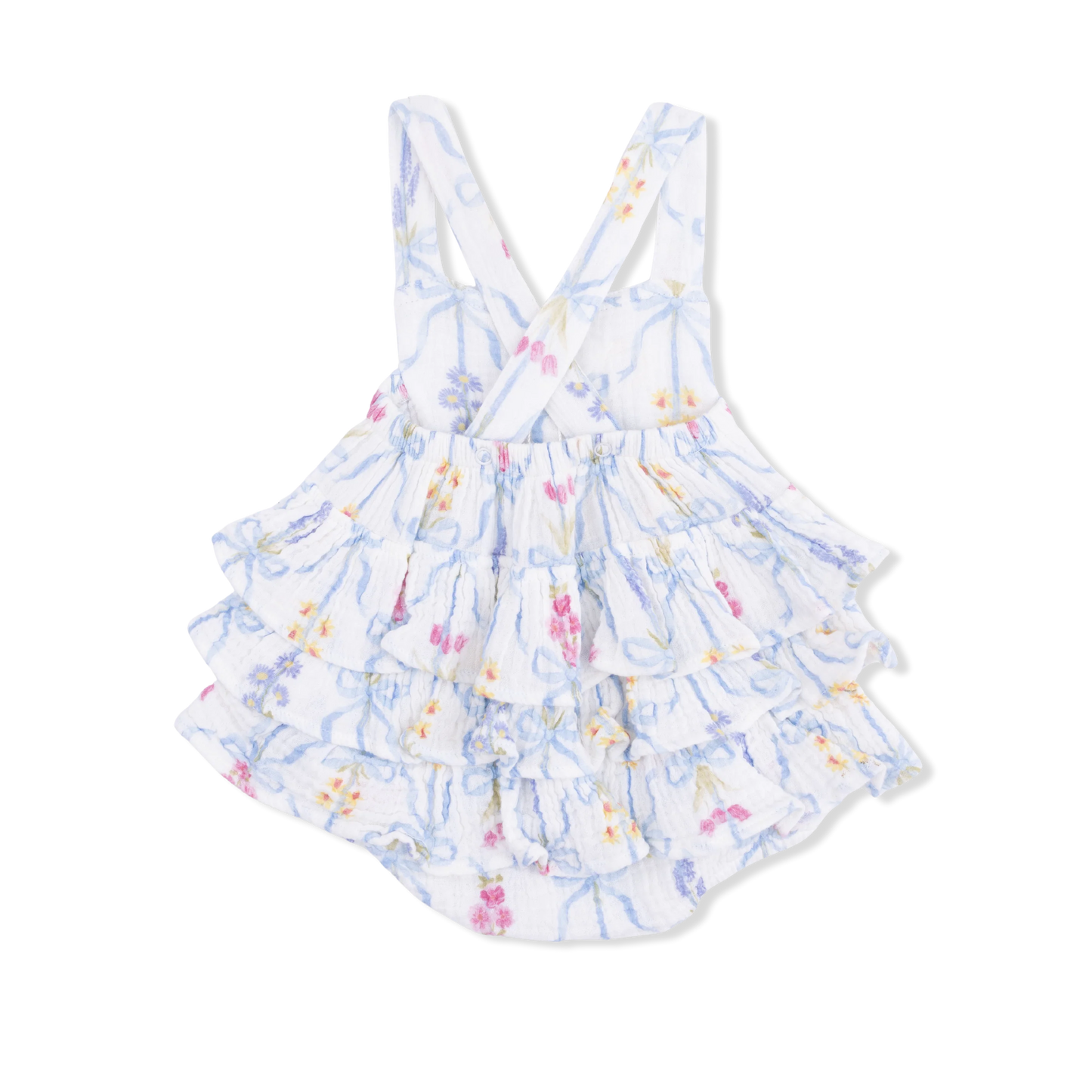 Ruffle Sunsuit | Ribbon Bouquets