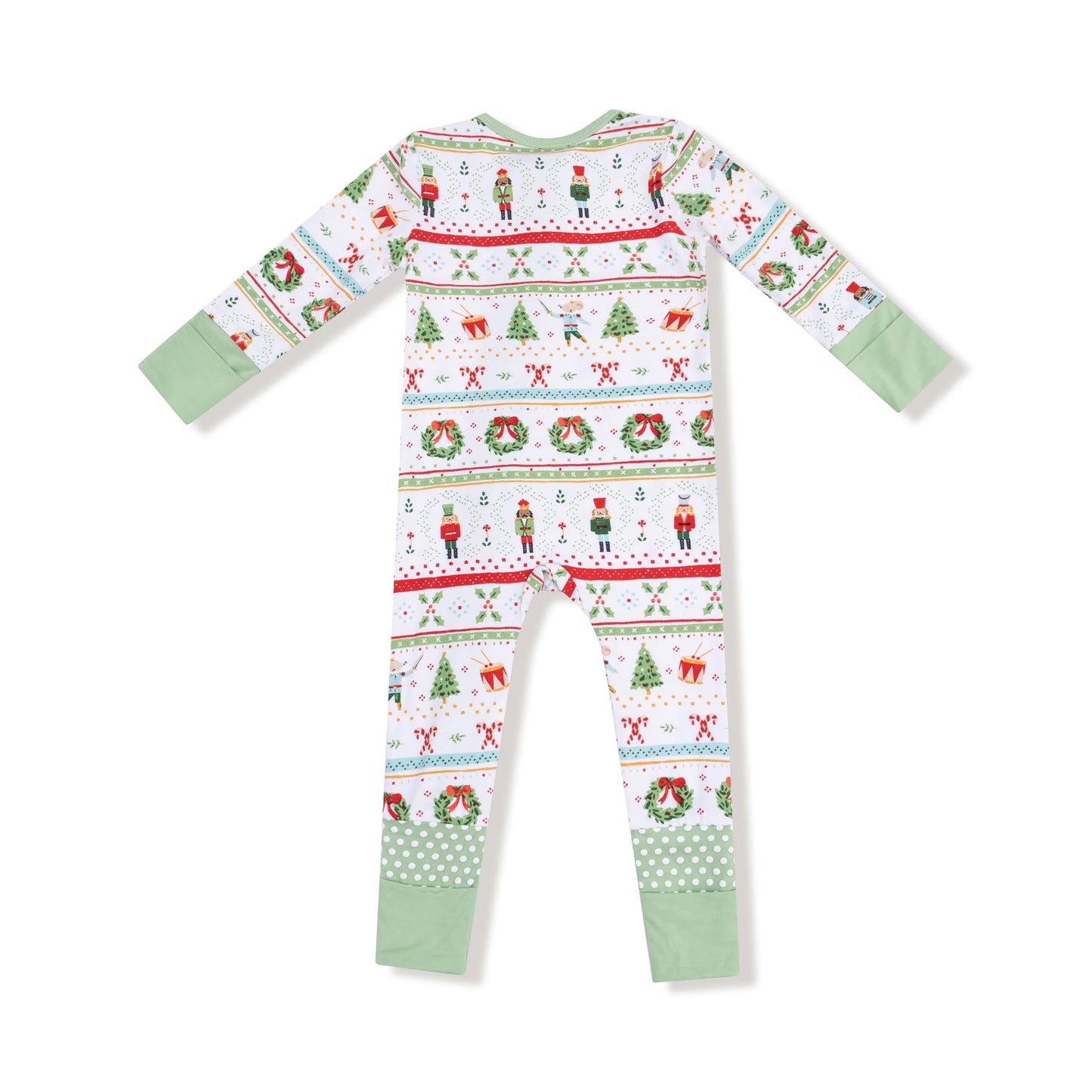 2 Way Zipper Convertible Romper | Nutcracker Fair Isle