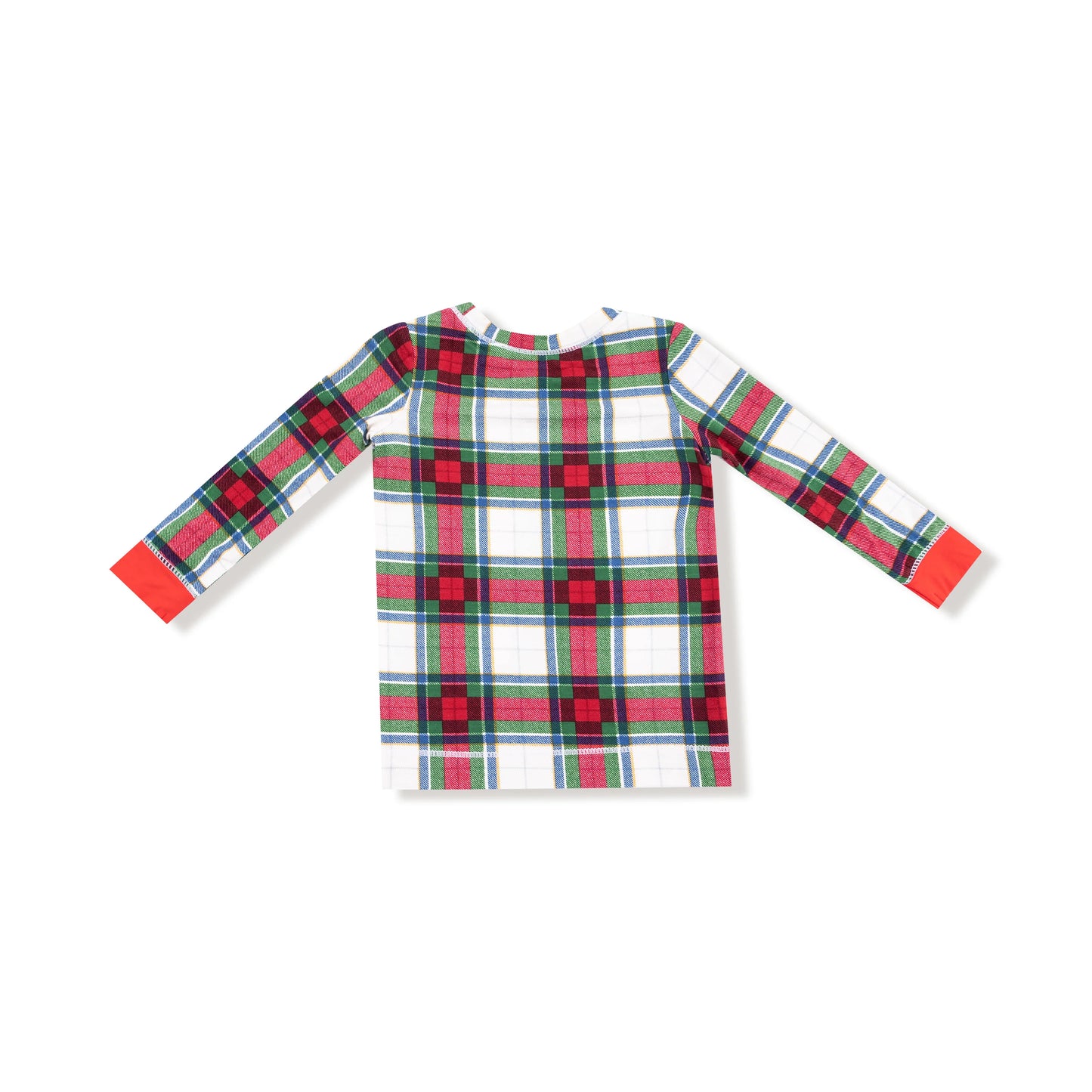 Lounge Wear Long Sleeve Set | Holiday Plaid