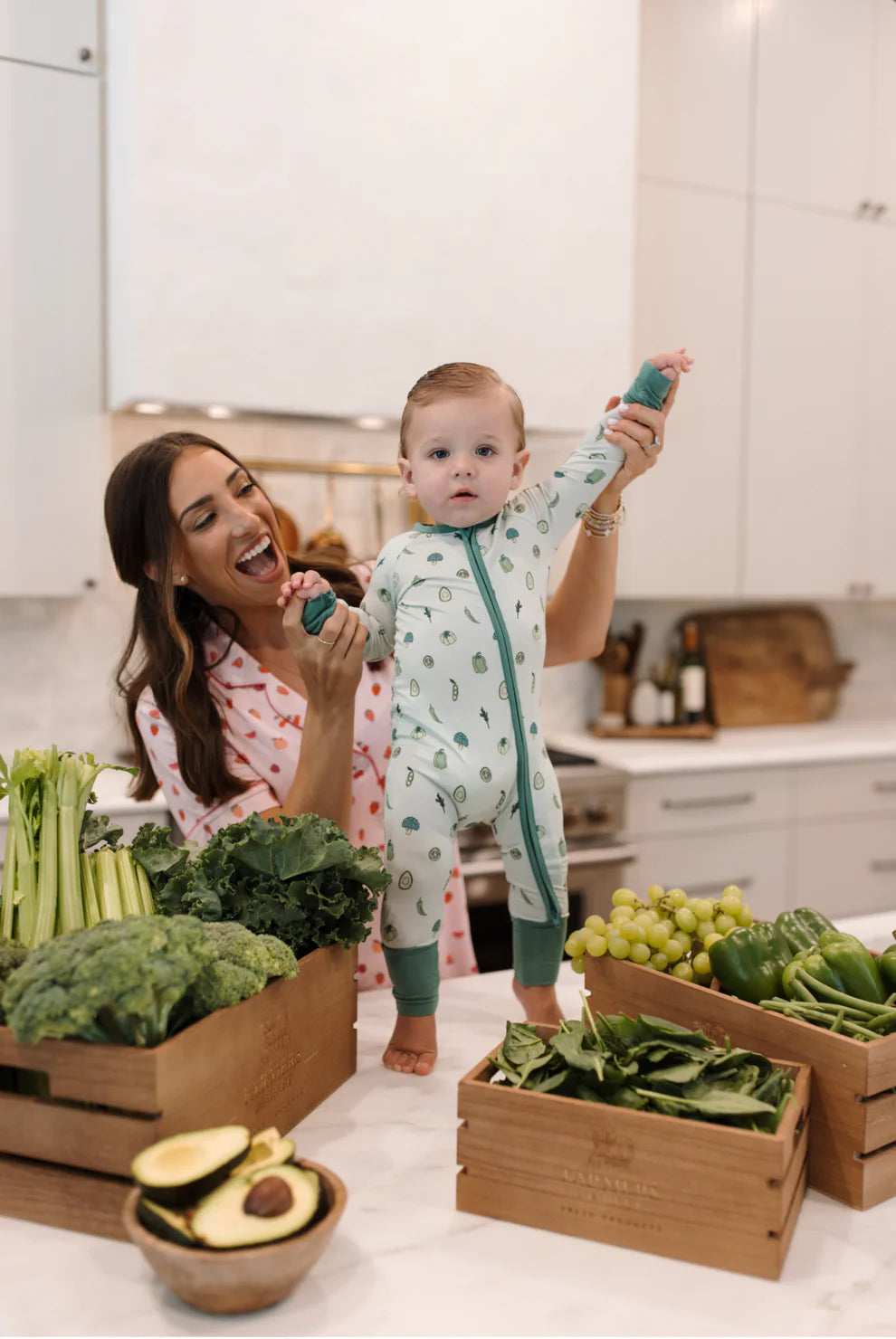 All the Greens Bamboo Zipper Romper