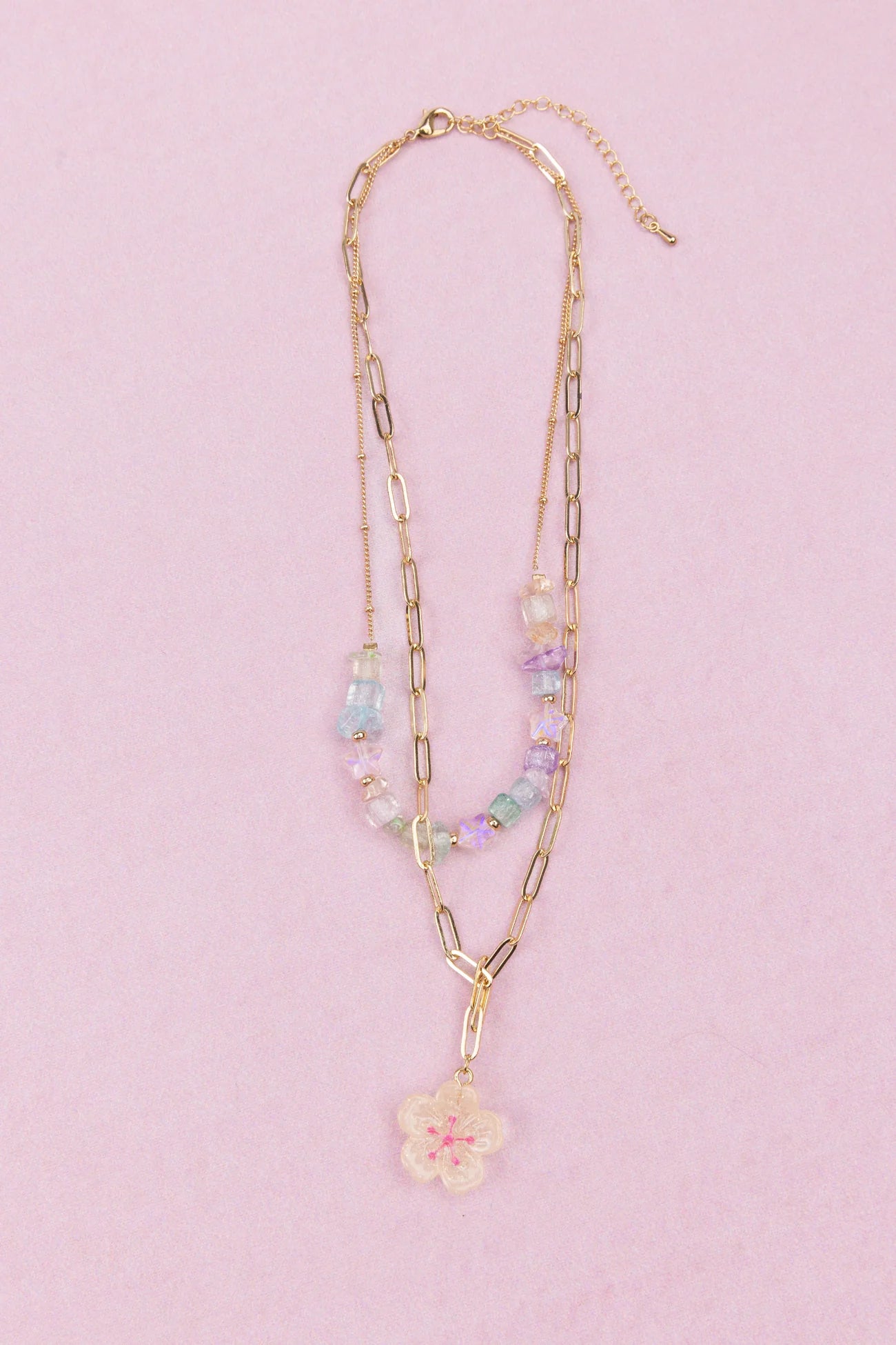 Boutique Chic Garden Gem Necklace Set