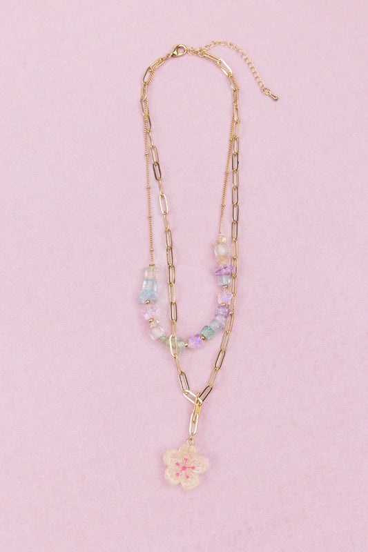 Boutique Chic Garden Gem Necklace Set