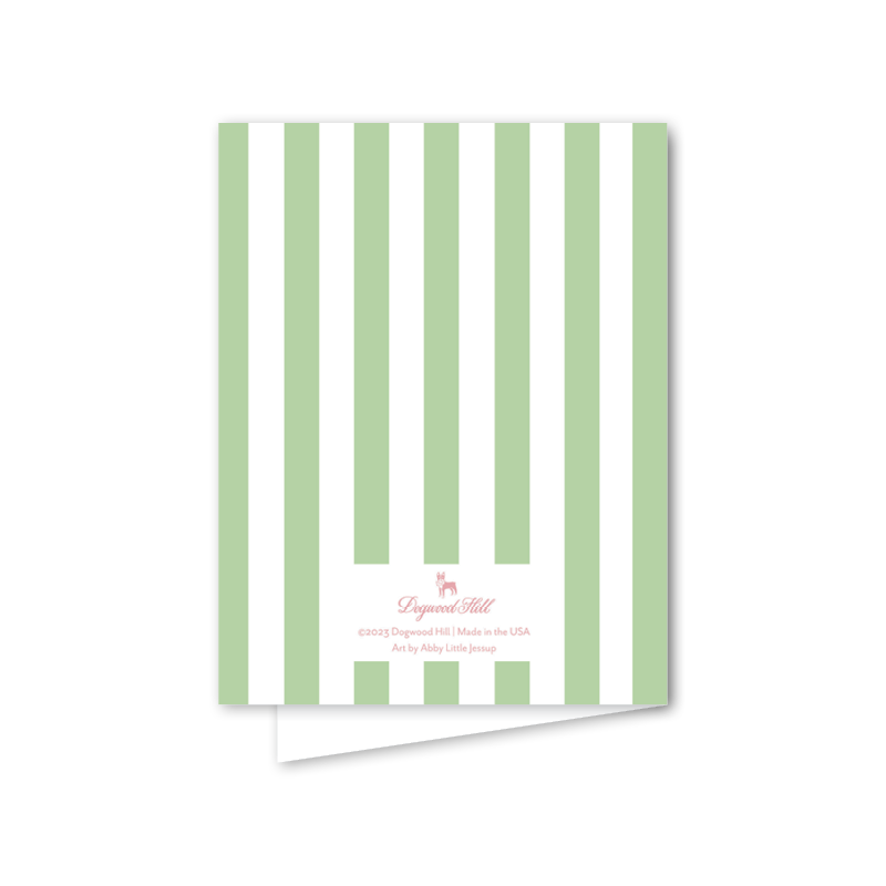 Animal Parade Green Birthday: Single Card