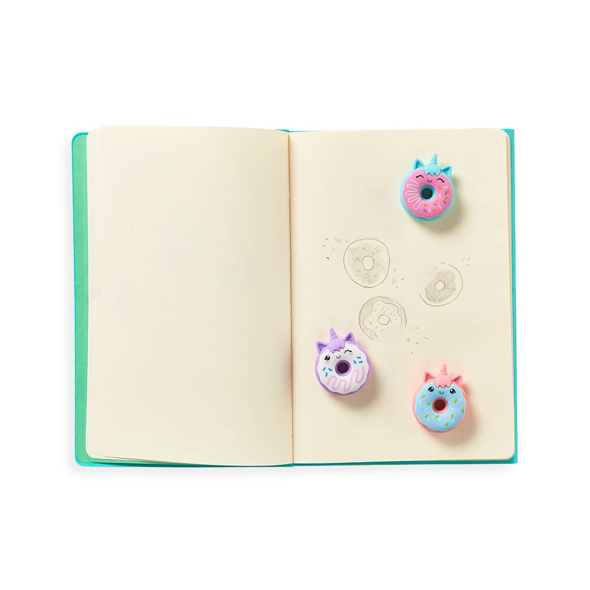 OOLY - Magic Bakery Unicorn Donuts Scented Erasers - Set of 3