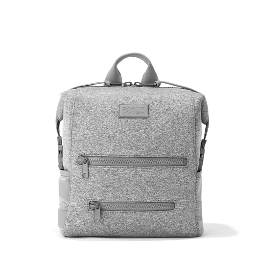 Indi Diaper Backpack in Heather Grey | Medium