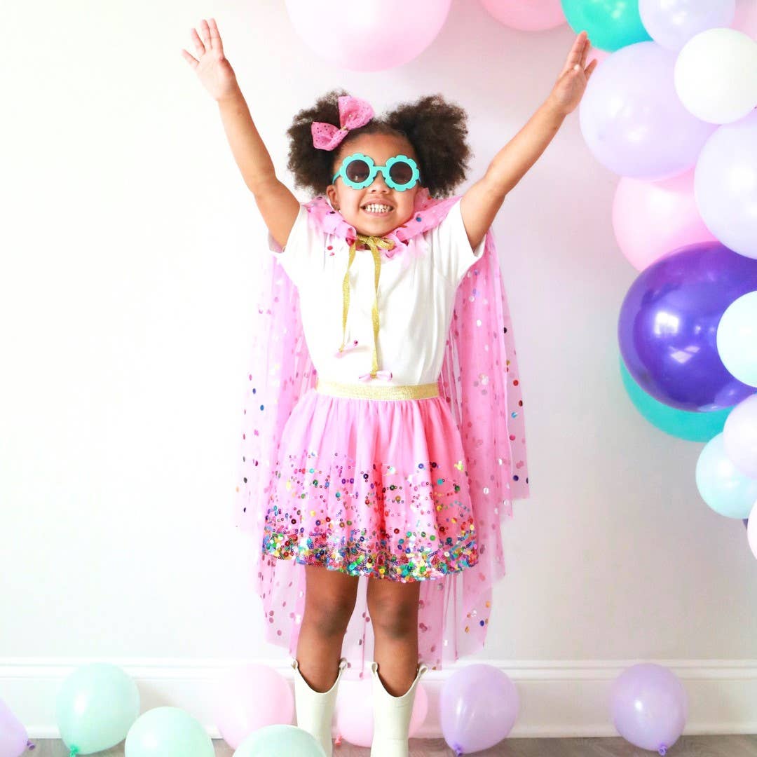 Raspberry Confetti Tutu - Dress Up Skirt/Tutu