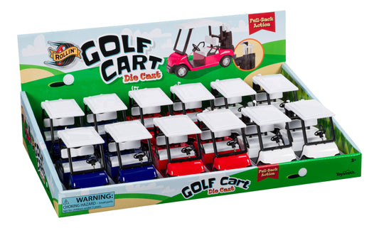 Rollin' Pull-Back Golf Cart-Toy Car