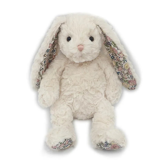 Faith Cream Floral Bunny Plush Toy