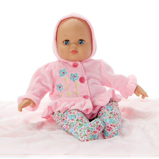 Madame Alexander - Baby Cuddles Pink Hoodie (includes a bottle)