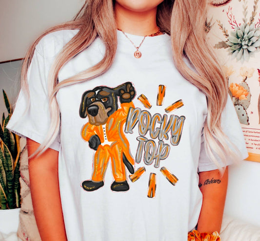 Women's Watercolor Tennessee Vols Graphic Tee