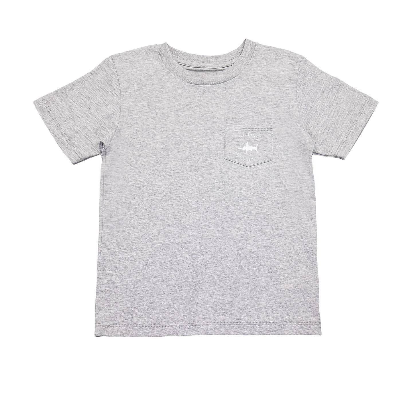 Boys Sailboat SS Graphic Tee | Grey Heather