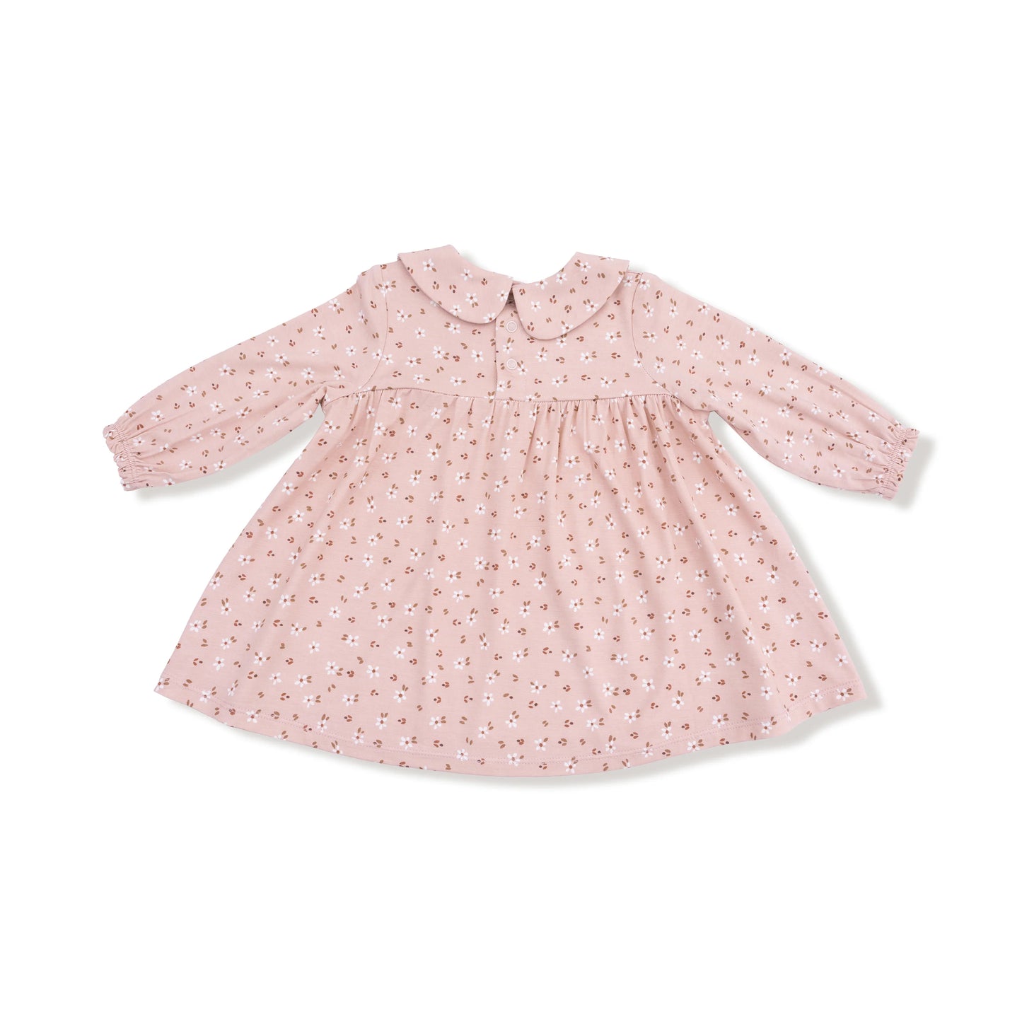 Long Sleeve Peter Pan Dress | Carrie Floral Pink