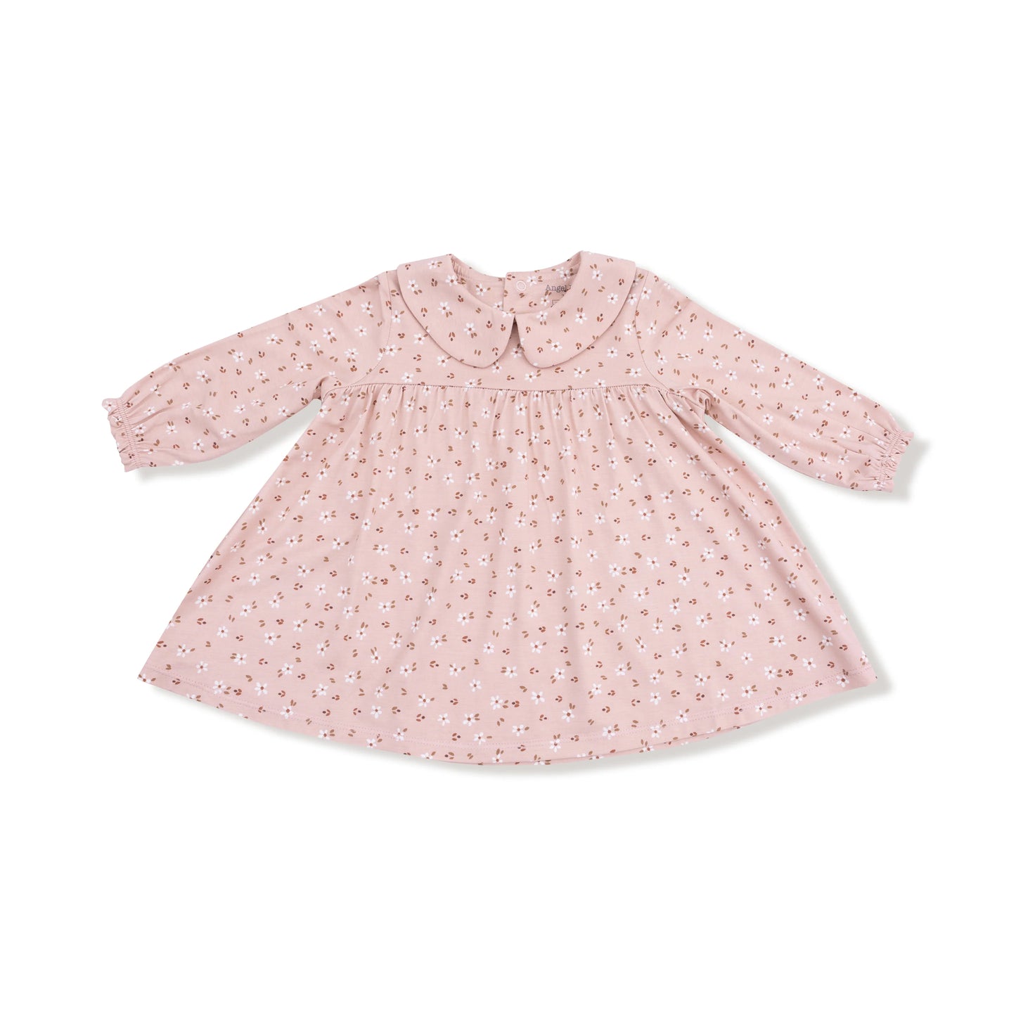 Long Sleeve Peter Pan Dress | Carrie Floral Pink