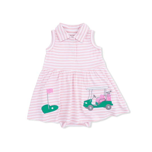 Polo Tennis Dress | Striped Golf