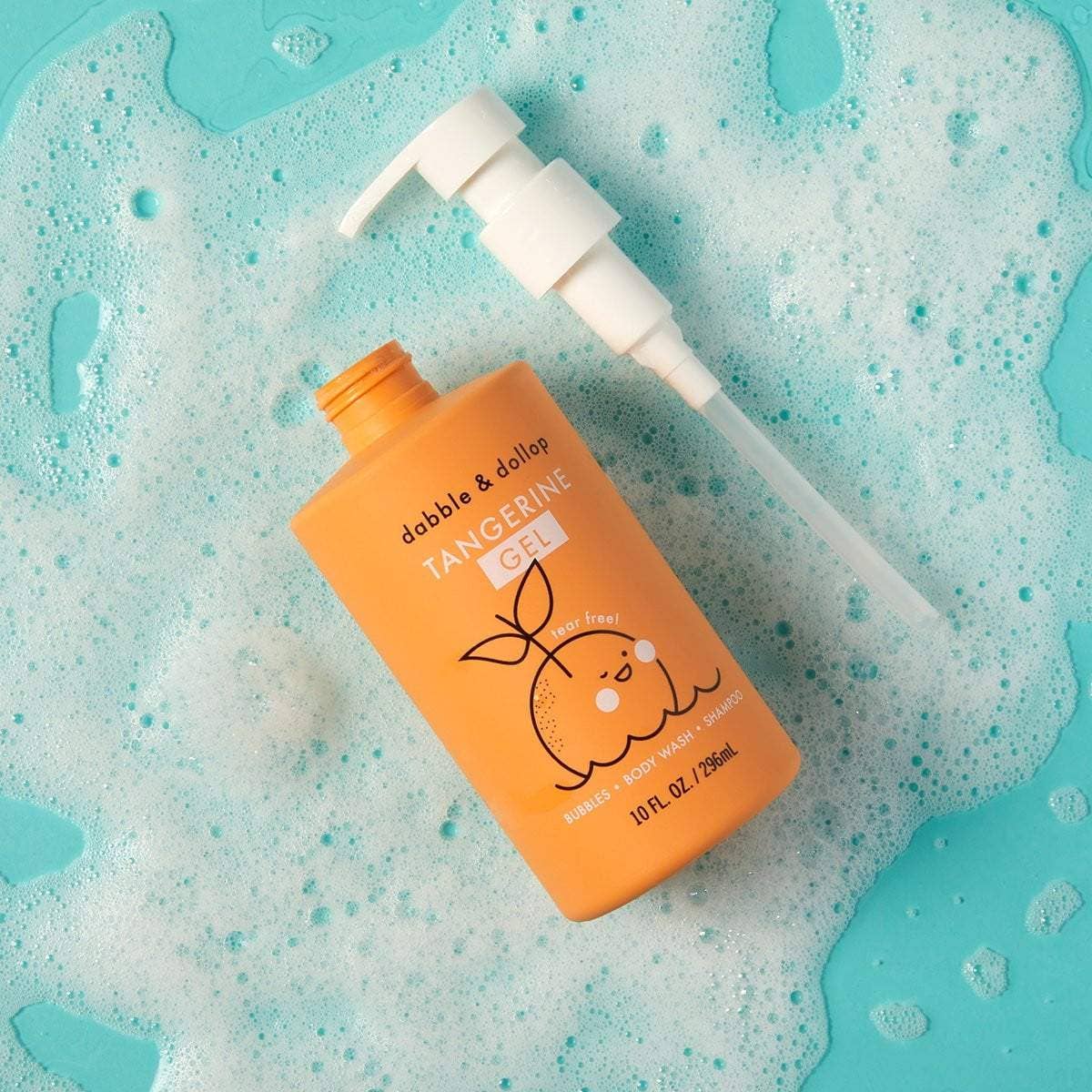 Dabble & Dollop - Tear-Free Tangerine Shampoo & Body Wash