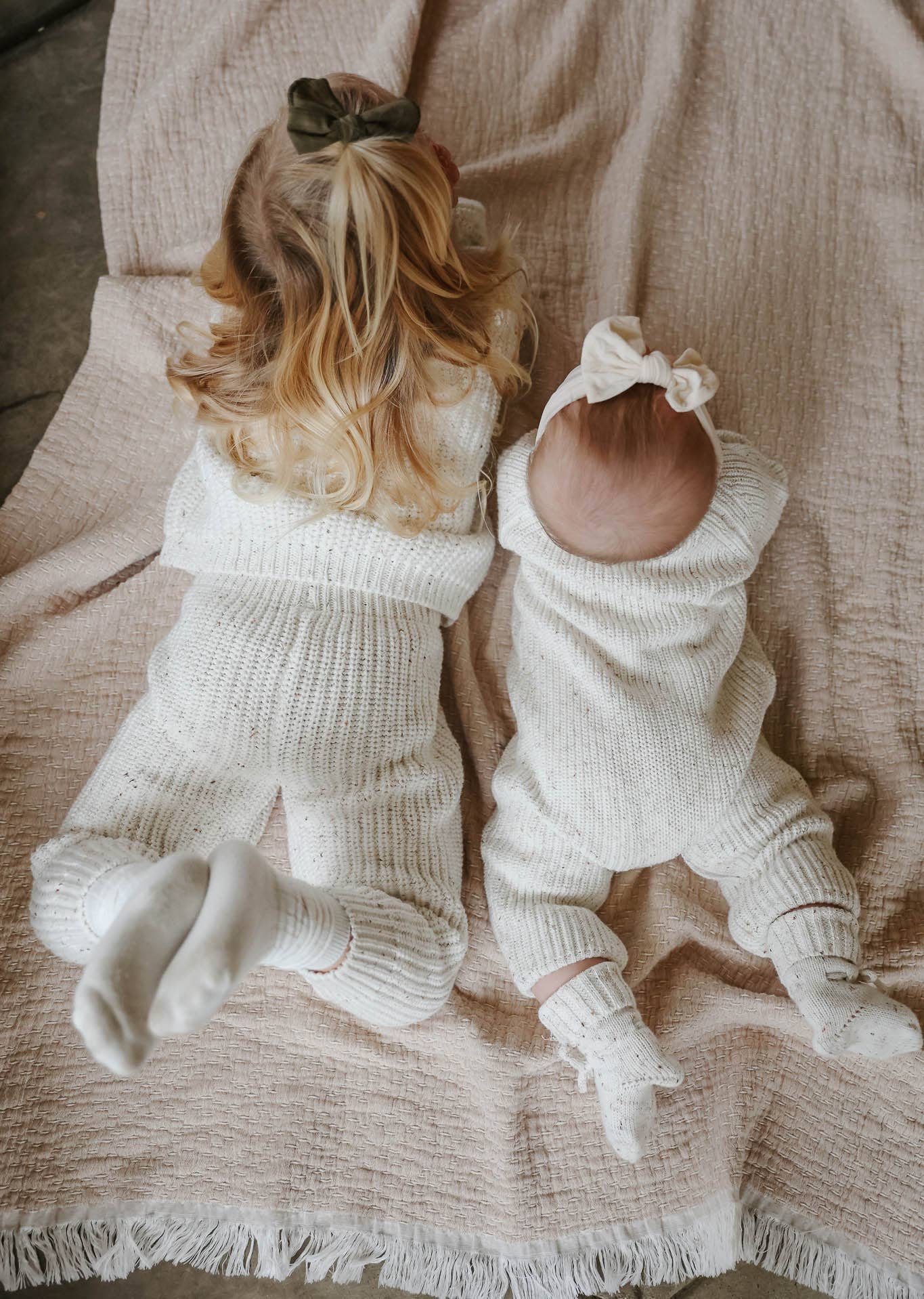 Kids Chunky Knit Braided Sweater | Fog
