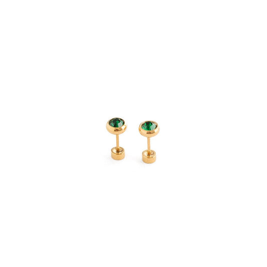 Emerald Stud Earrings