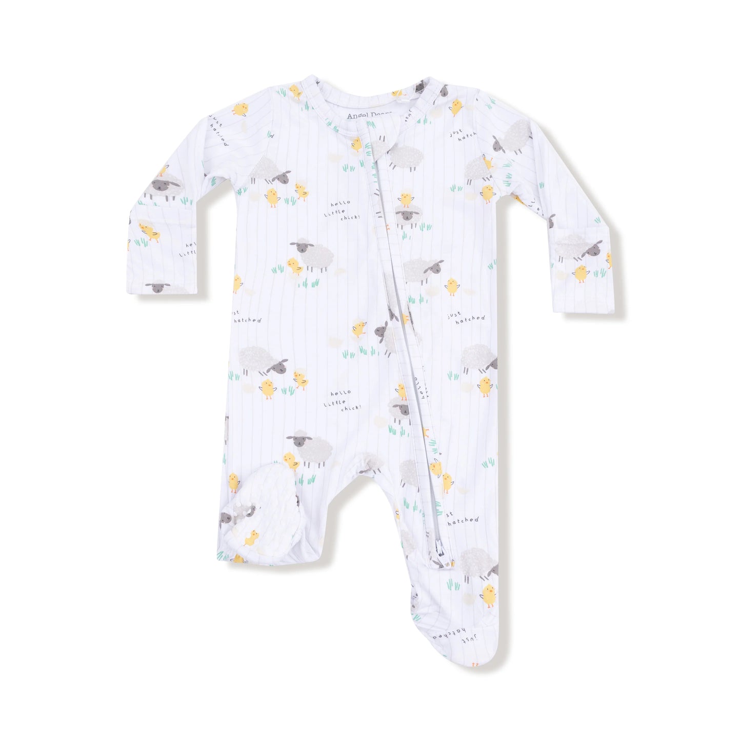 2 Way Zipper Footie | Just Hatched