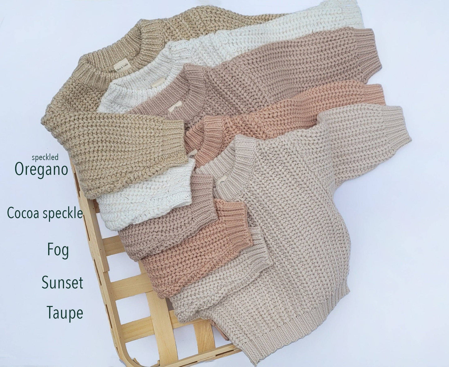 Kids Chunky Knit Braided Sweater | Fog