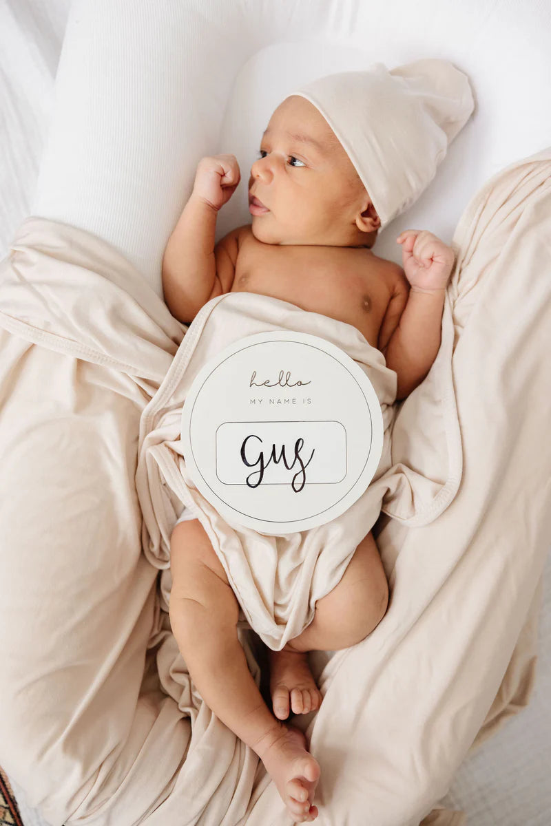 Blank Name Tags | Rose Gold Foil (2 pack)