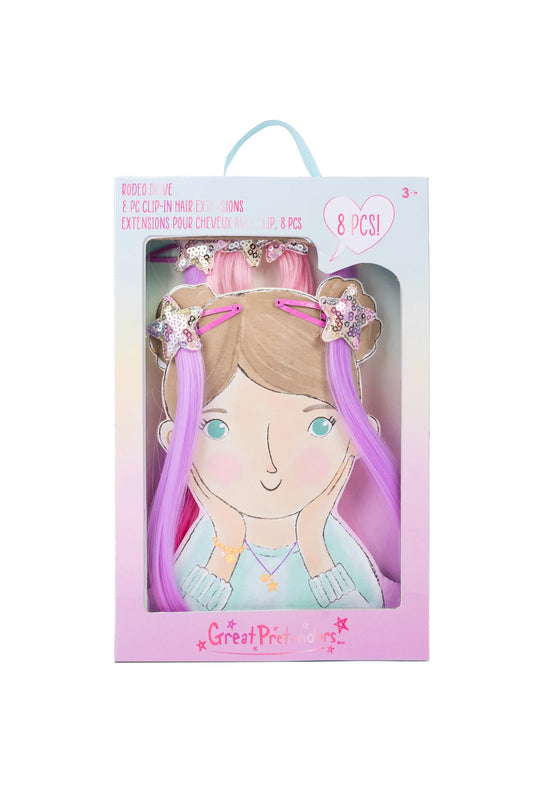 Rodeo Drive Multi Color Clip In Extensions