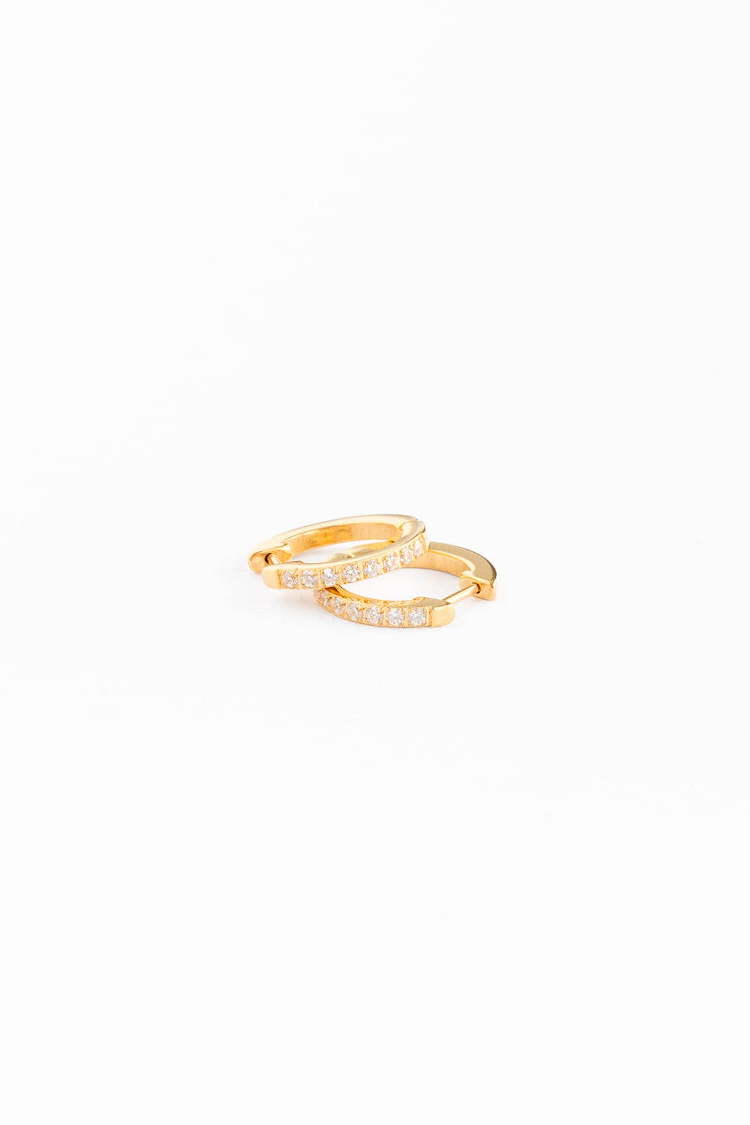 Pip Pop Post - Diamond Hoop: Gold