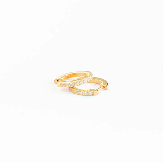 Gem Hoop: Gold