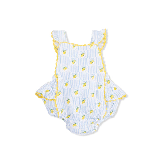 Ric Rac Ruffle Sunsuit | Lovely Lemons