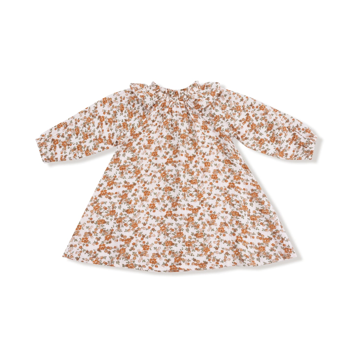 Ruffle Smocked Neck Dress | Prairie Calico