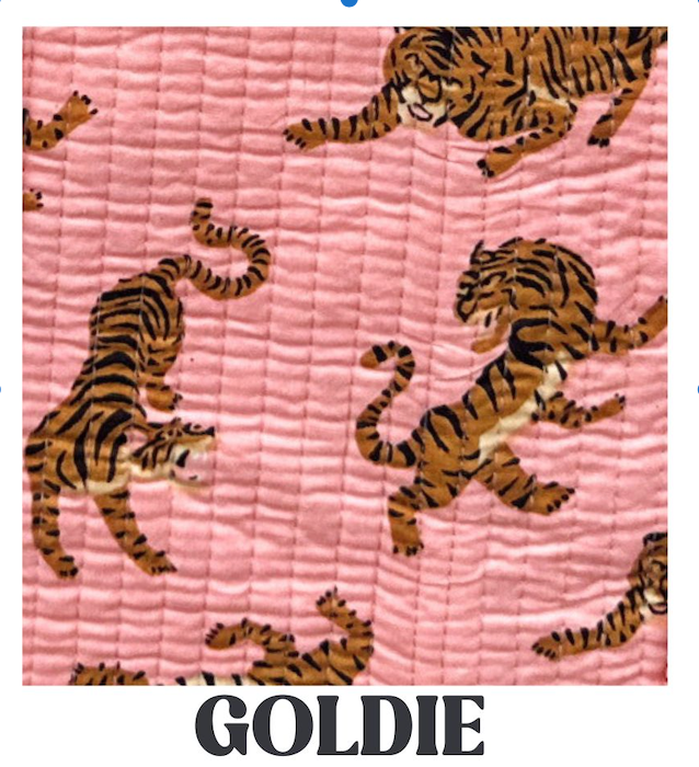 Quilted Block - Print Duffel Bag: Vibrant Orchid
