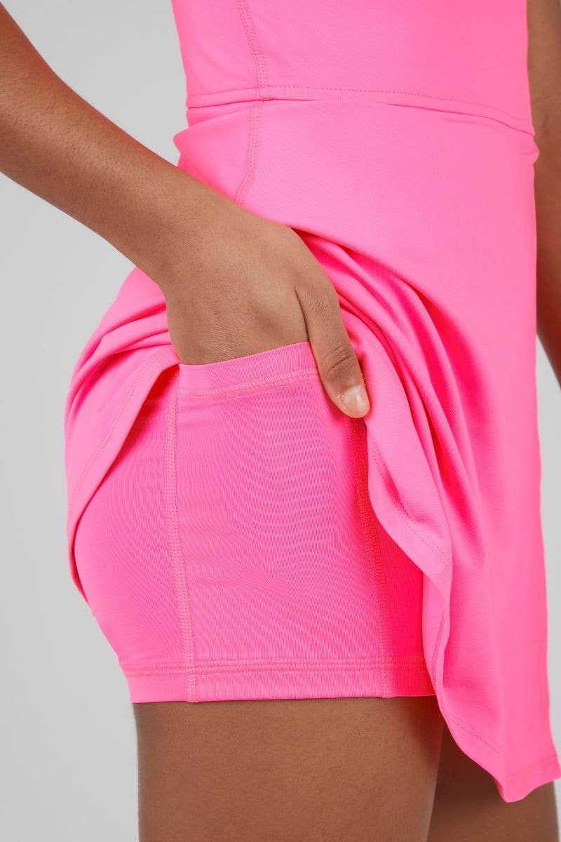 Girls Athletic Active Tennis Dress | Sugar Plum