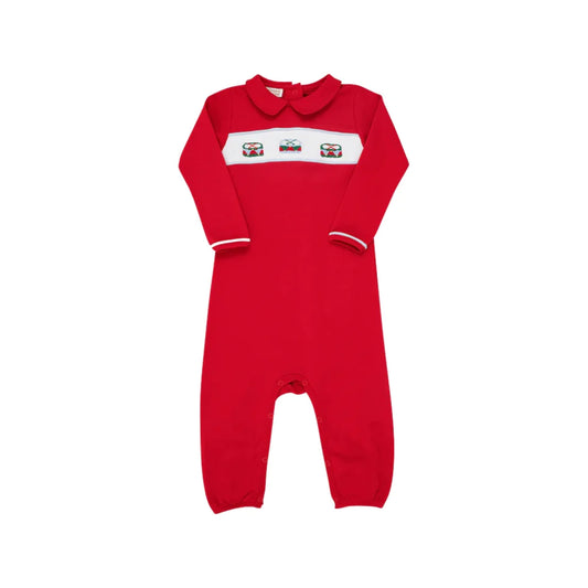 Rigsby Romper | Richmond Red/Buckhead Blue Drums