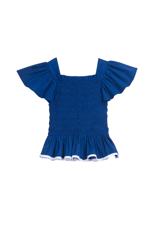 India Top | Nautical Navy