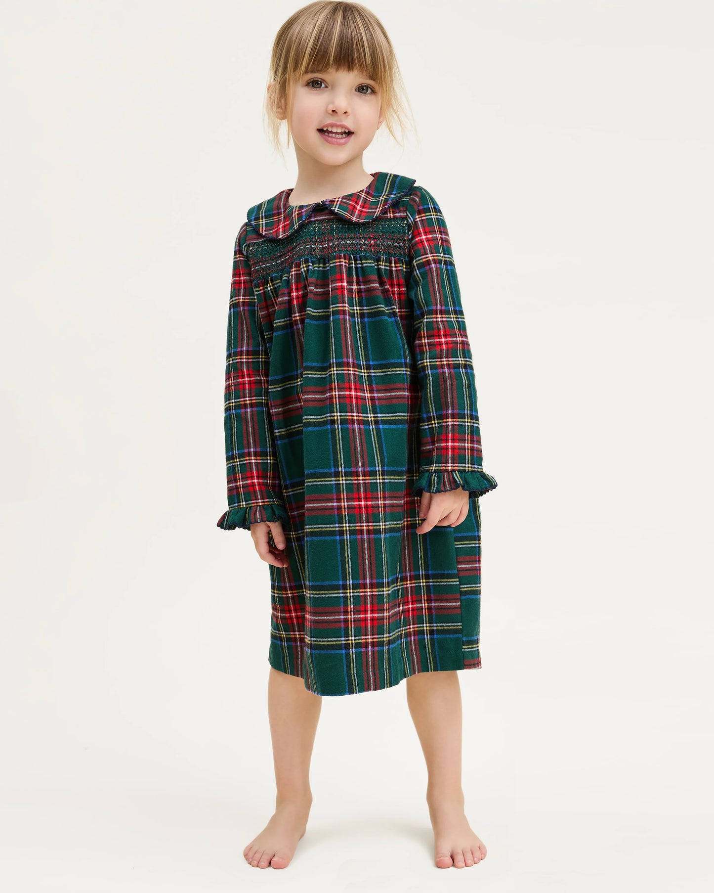 Brushed Twill Eloise Nightgown | Kensington Tartan