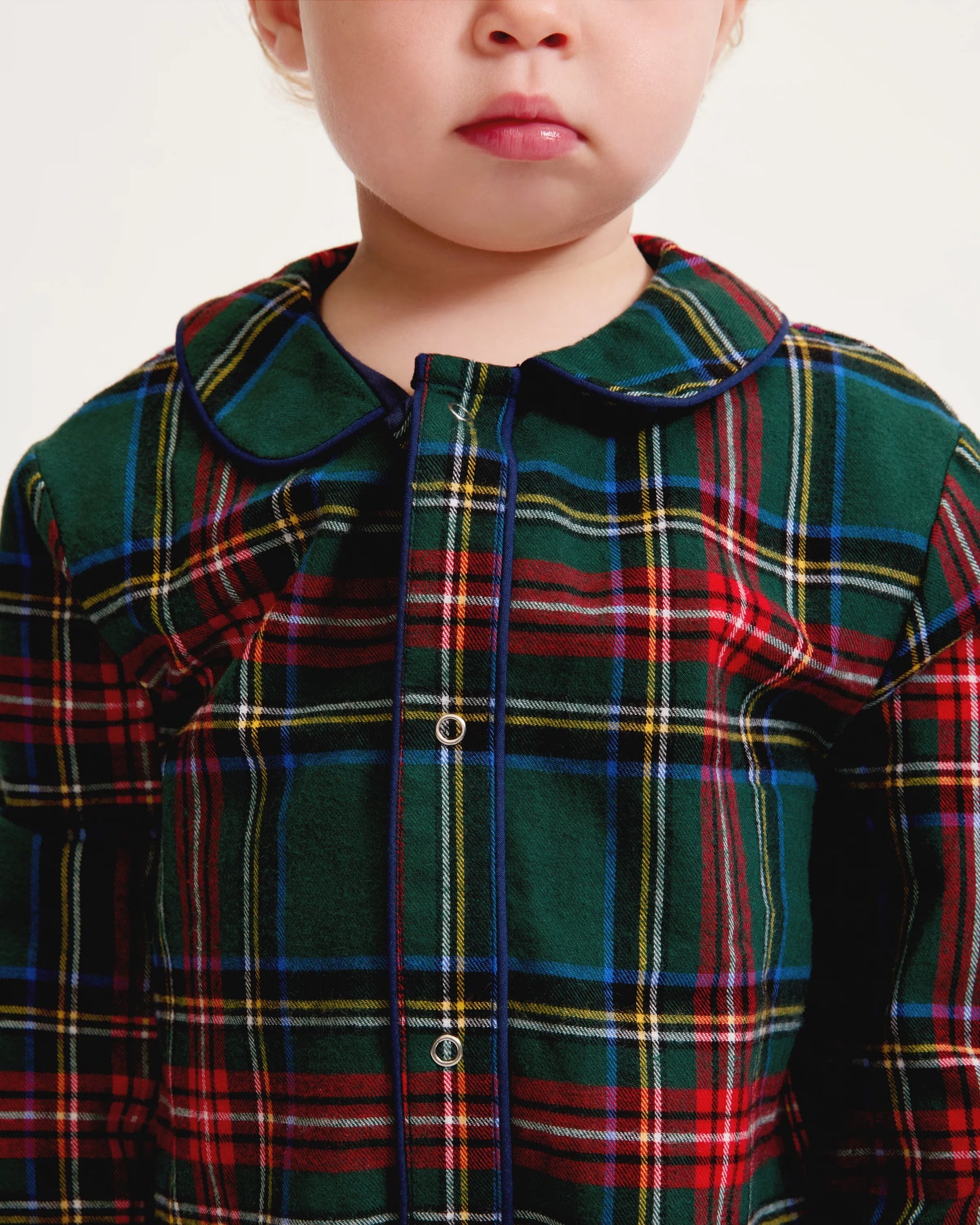 Baby's Brushed Twill Cambridge Romper | Kensington Tartan