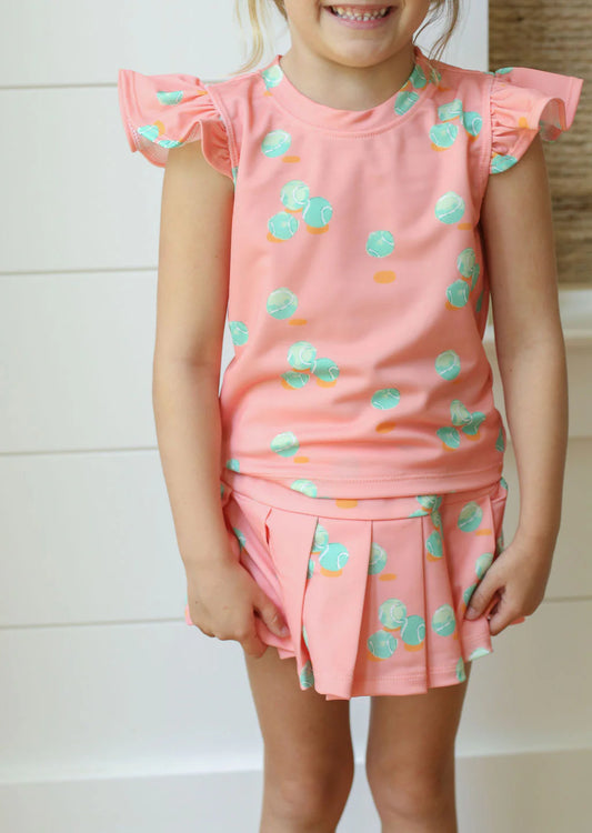 The Tennis Set || Love Love - Coral