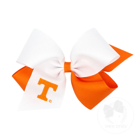 King Two-Tone Grosgrain Hair Bow | Tennessee