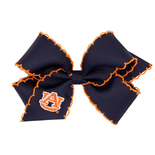 Collegiate Medium Moonstitch Bow | Auburn