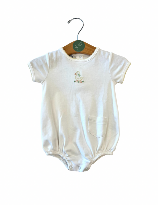 Little Quacker Embroidered Bubble | Yellow