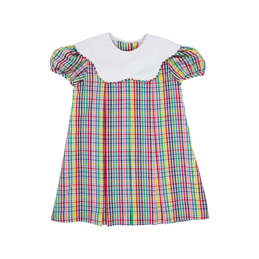 Frenchy Frock | Paint Set Plaid