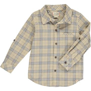 Atwood Woven Shirt | Tan Plaid