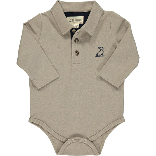 Me & Henry Tan Polo Onesie
