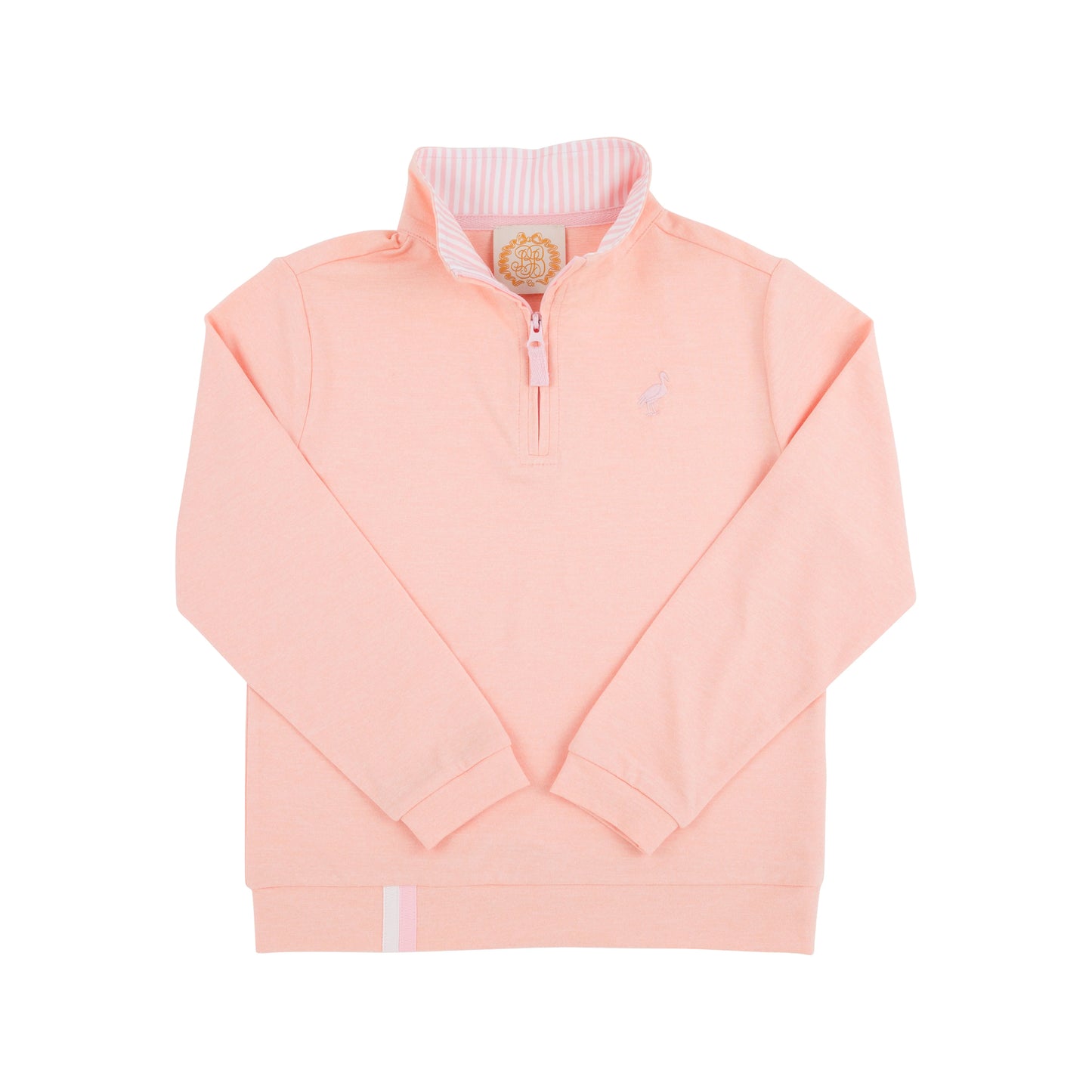 Prepletic™ Hayword Half-Zip | Pompano Peach with Palm Beach Pink Stork